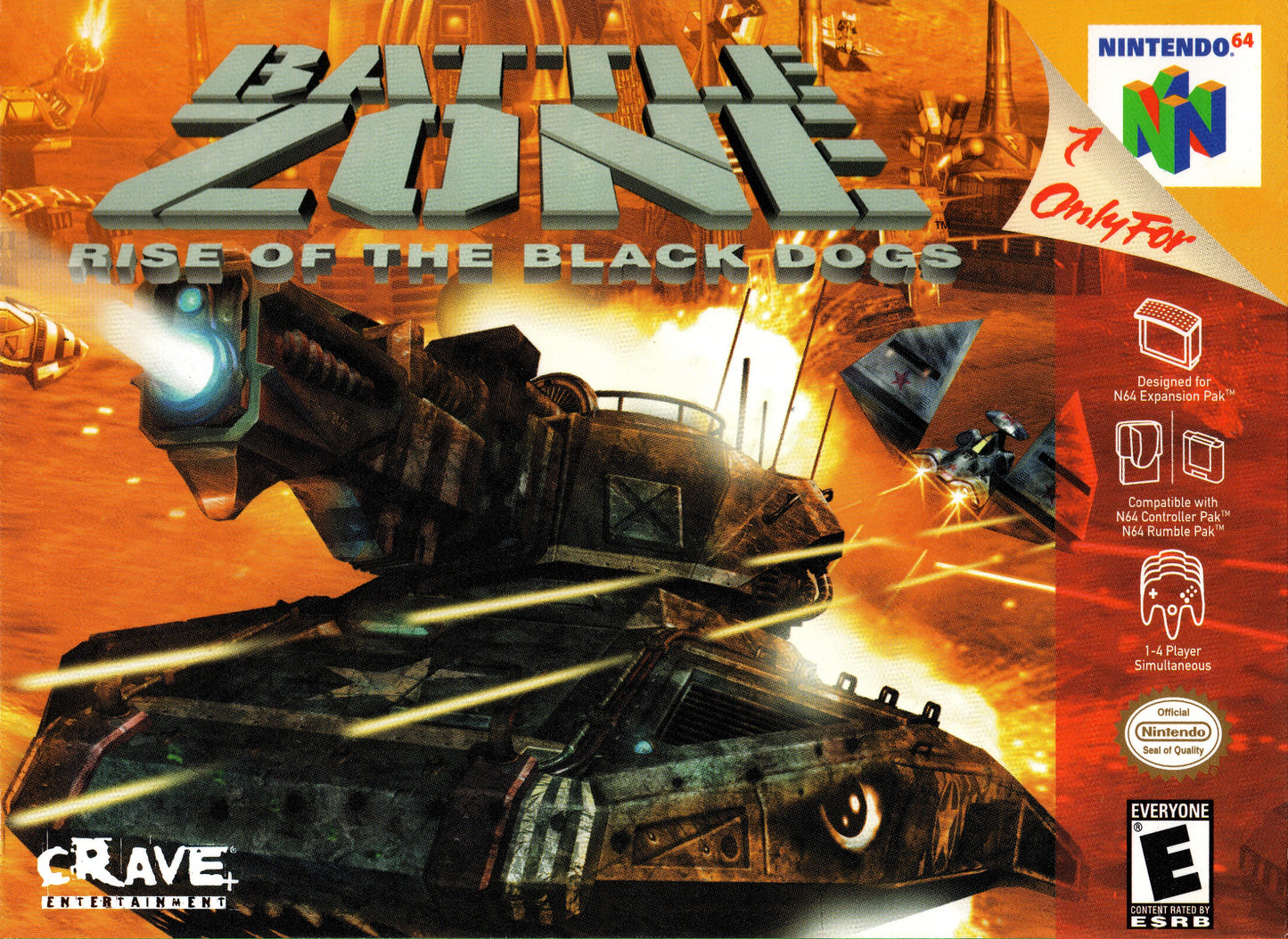 BATTLEZONE: RISE OF THE BLACK DOGS - N64
