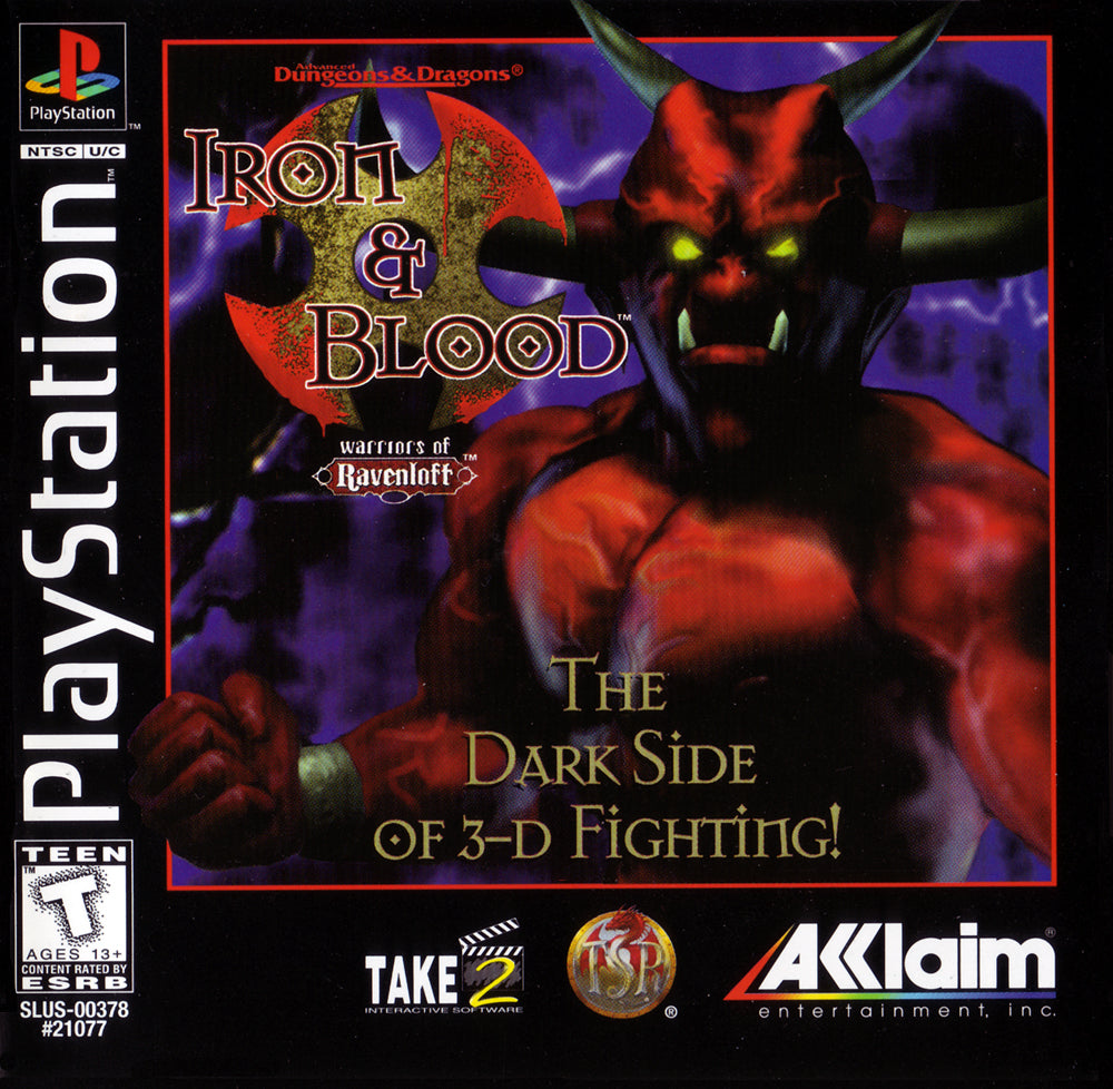 ADVANCED DUNGEONS & DRAGONS: IRON & BLOO - PS1