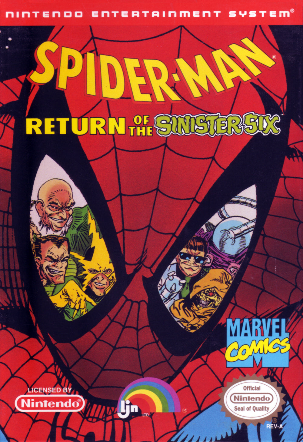 SPIDER-MAN: RETURN OF THE SINISTER SIX - NES