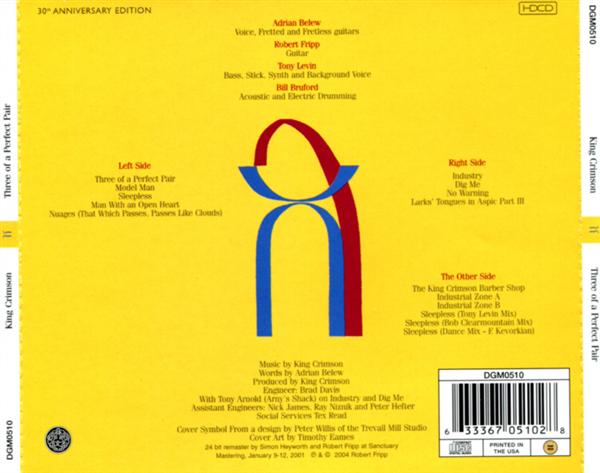 KING CRIMSON - PERFECT PAIR (CD/DVD)