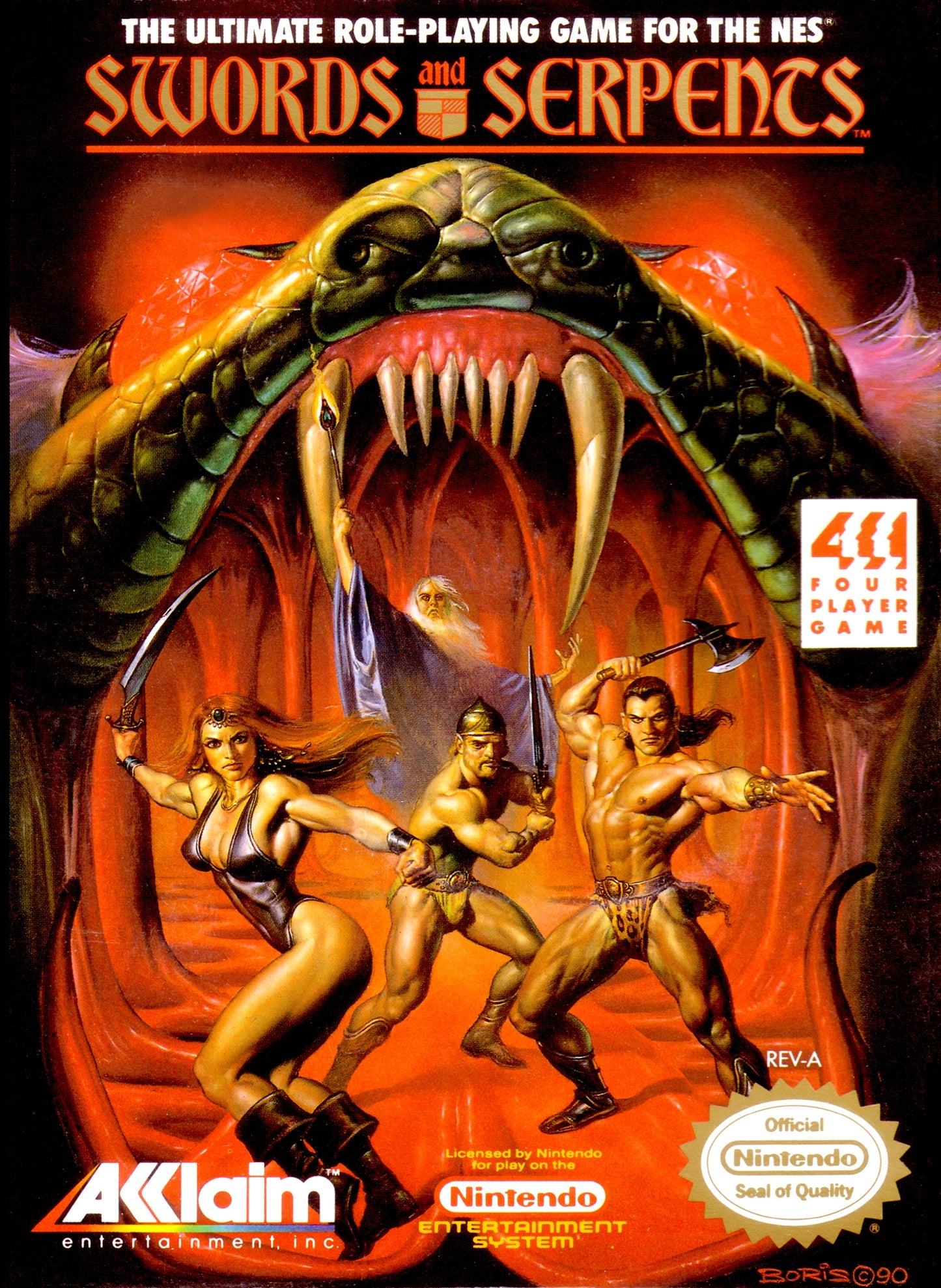 SWORDS & SERPENTS - NES
