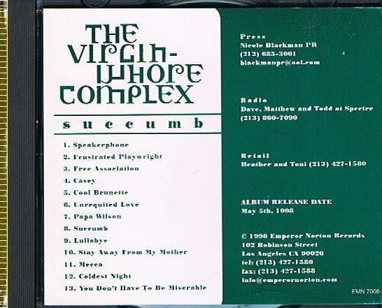 VIRGIN WHORE COMPLEX - SECCUMB