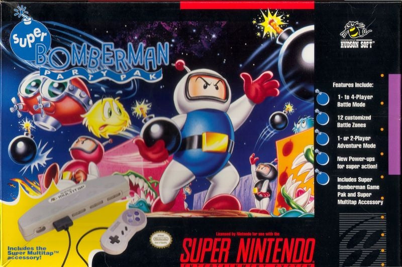 SUPER BOMBERMAN 2 - SNES (W/BOX & MANUAL)