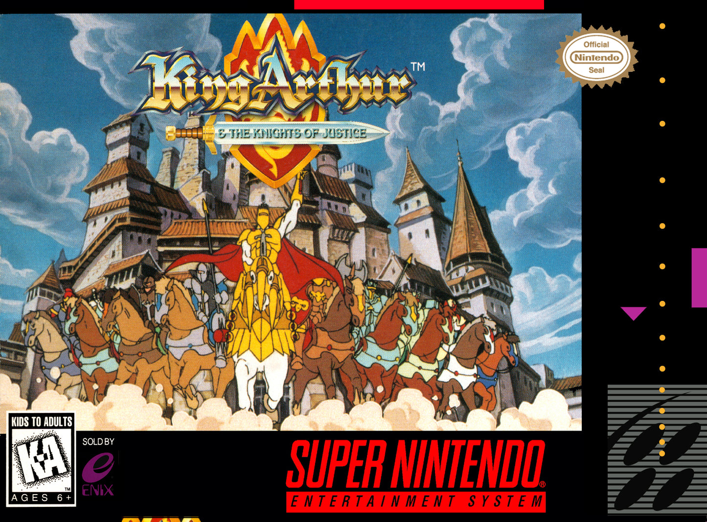 KING ARTHUR & THE KNIGHTS OF JUSTICE - SNES