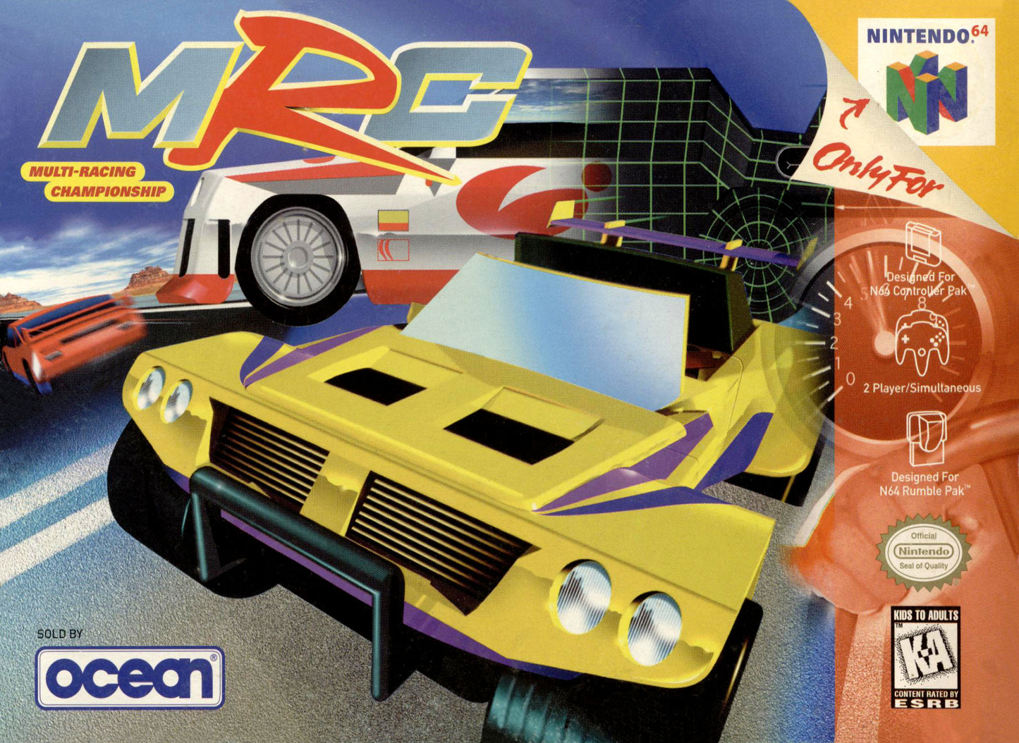 MRC MULTI RACING CHAMPIONSHIP - N64 (CARTRIDGE ONLY)