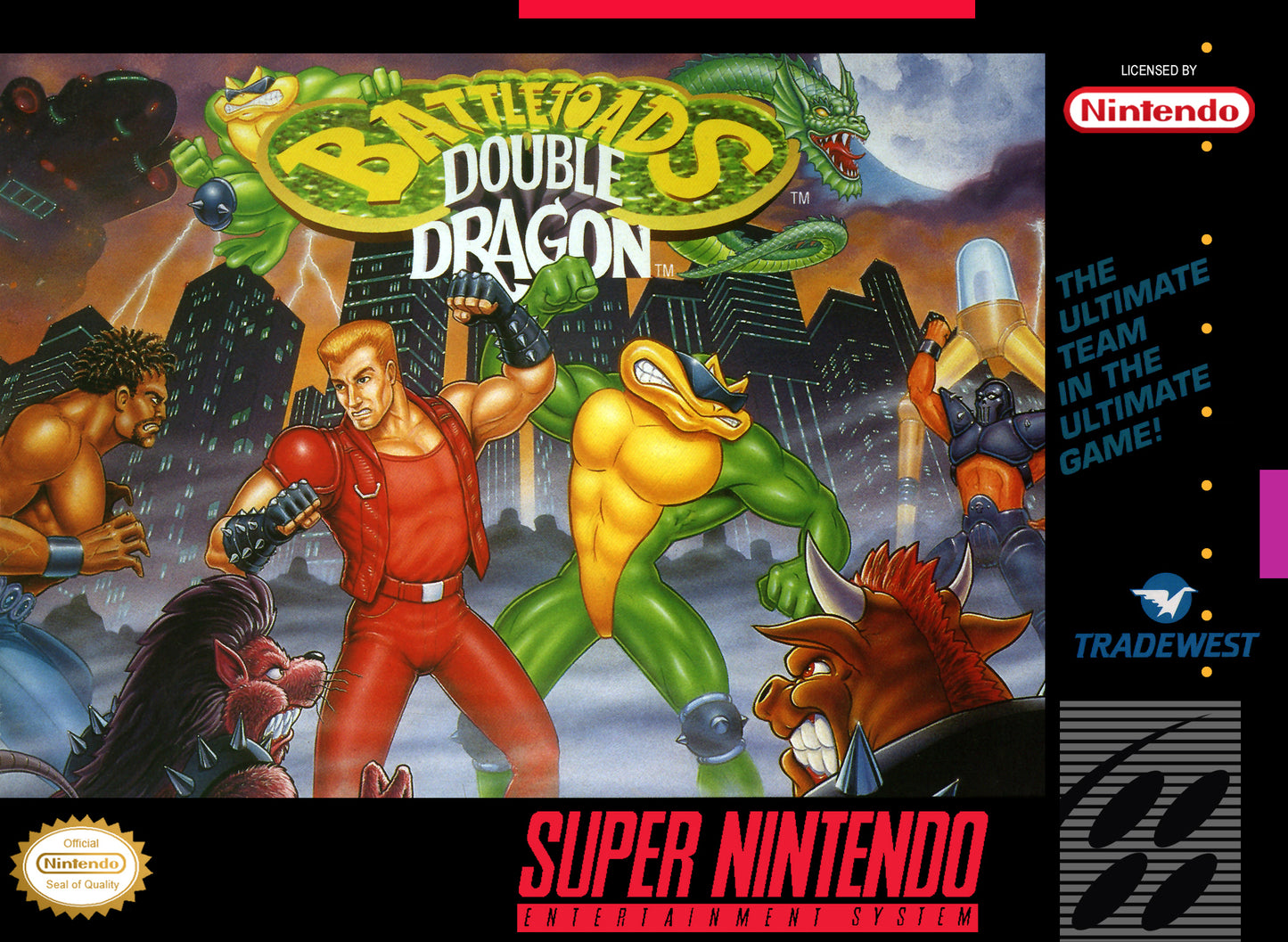 BATTLETOADS & DOUBLE DRAGON: ULTIMATE TA - SNES