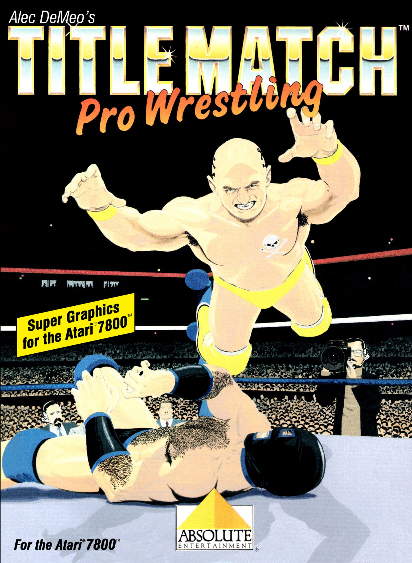 TITLE MATCH PRO WRESTLING - ATARI7800 (CARTRIDGE ONLY)