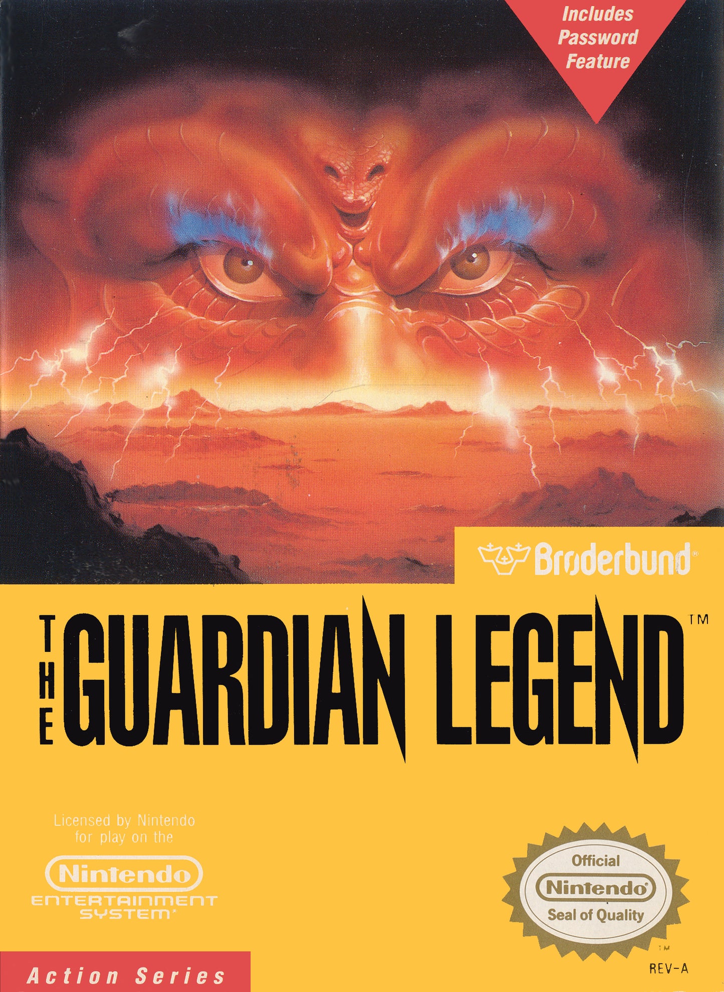 GUARDIAN LEGEND - NES (W/BOX)