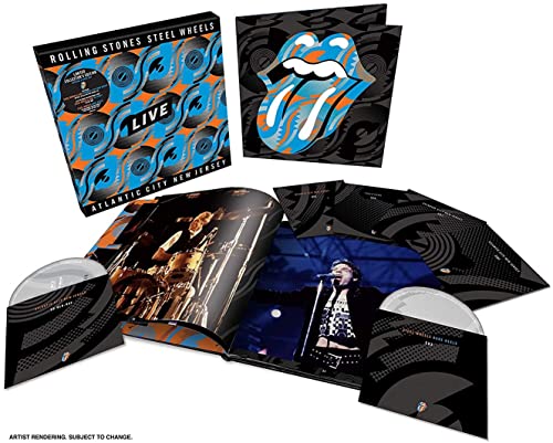 ROLLING STONES - STEEL WHEELS LIVE (3CDS/2DVD/BLU/BOOK)