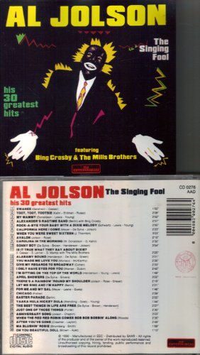 JOLSON, AL - SINGING FOOL