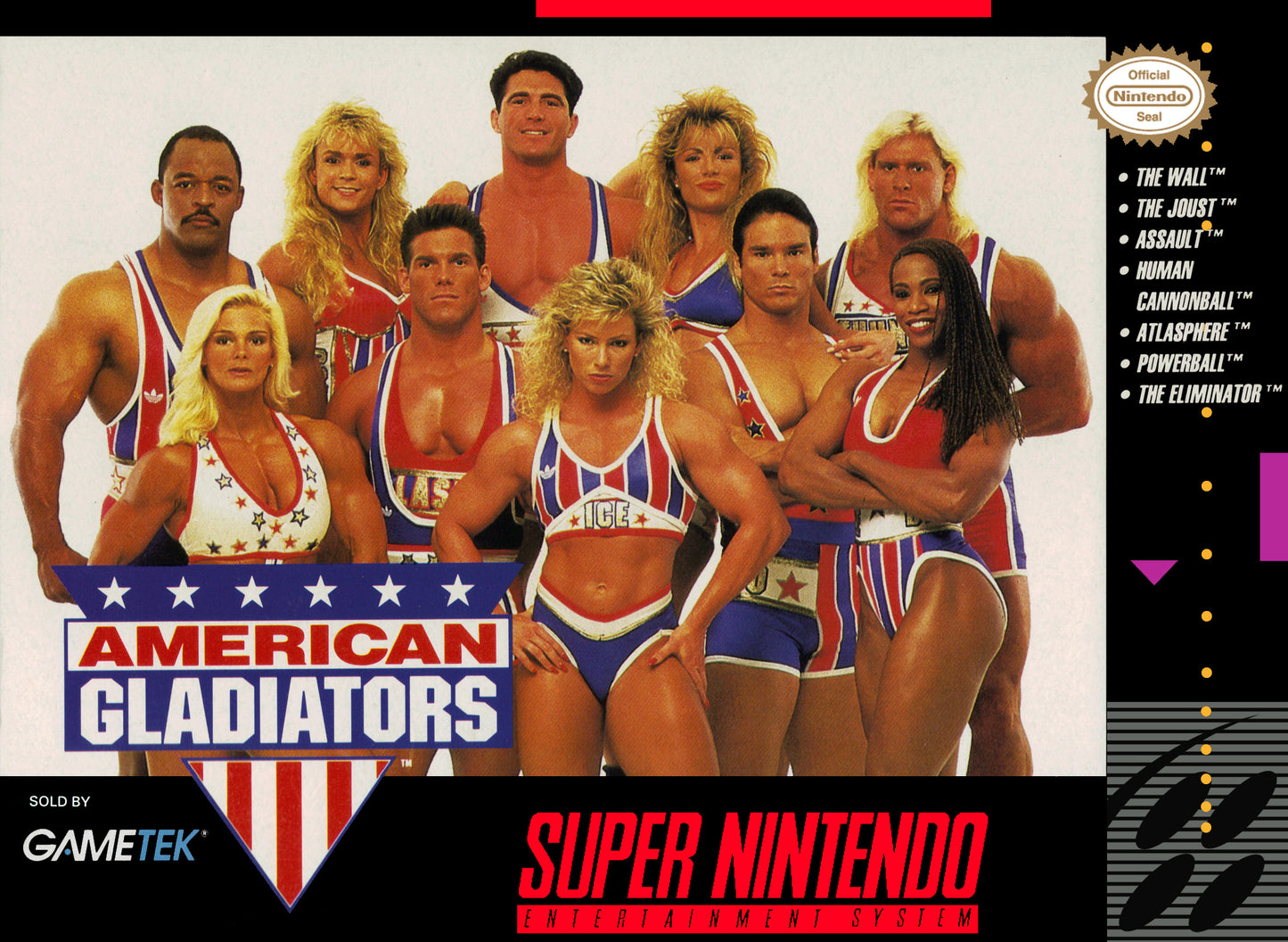 AMERICAN GLADIATORS - SNES