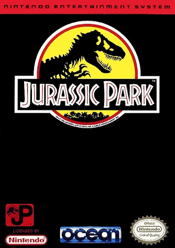 JURASSIC PARK - SNES (W/BOX & MANUAL)