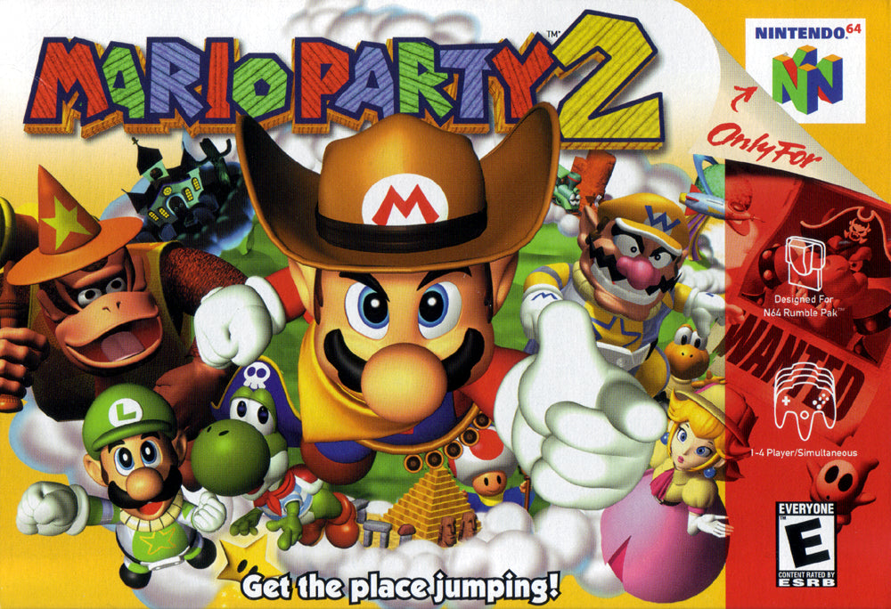 MARIO PARTY 2 - N64 (W/BOX & MANUAL)