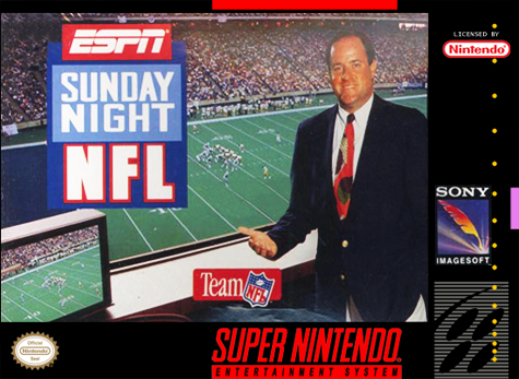 ESPN SUNDAY NIGHT NFL - SNES (W/BOX & MANUAL)