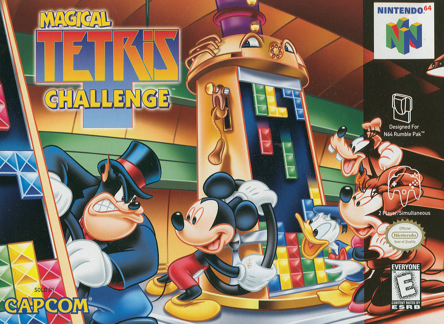 MAGICAL TETRIS CHALLENGE - N64 (W/BOX & MANUAL)