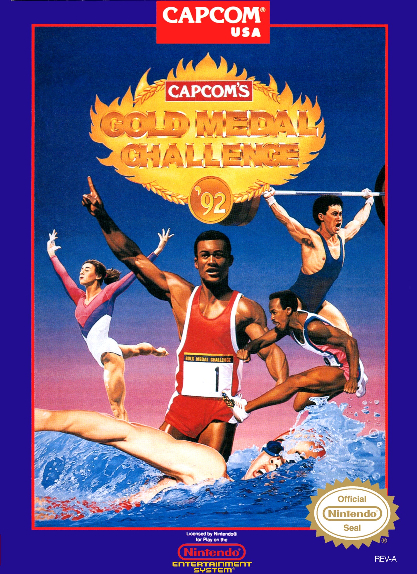 GOLD MEDAL CHALLENGE '92 - NES