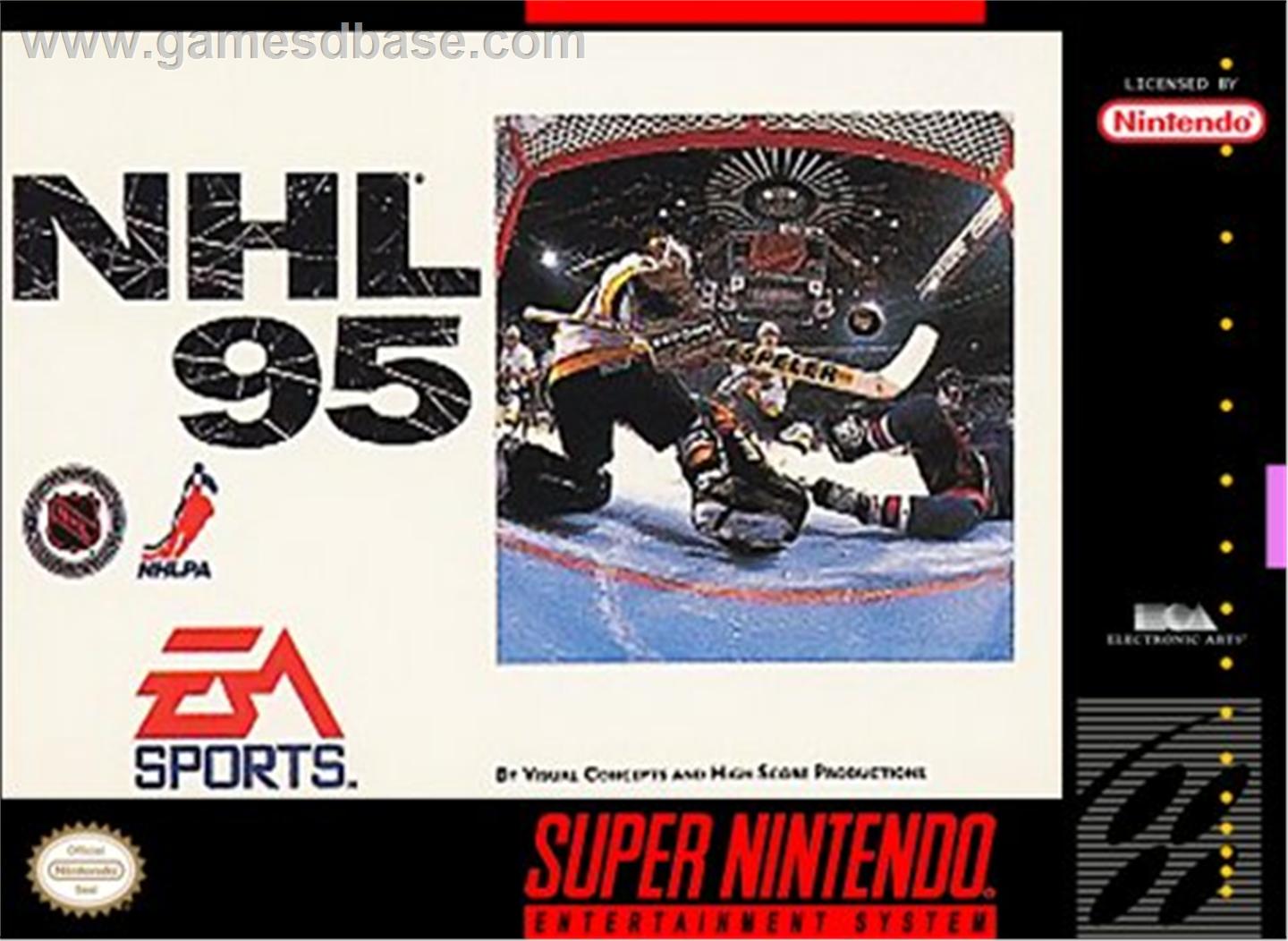 NHL 95 - SNES (W/BOX & MANUAL)