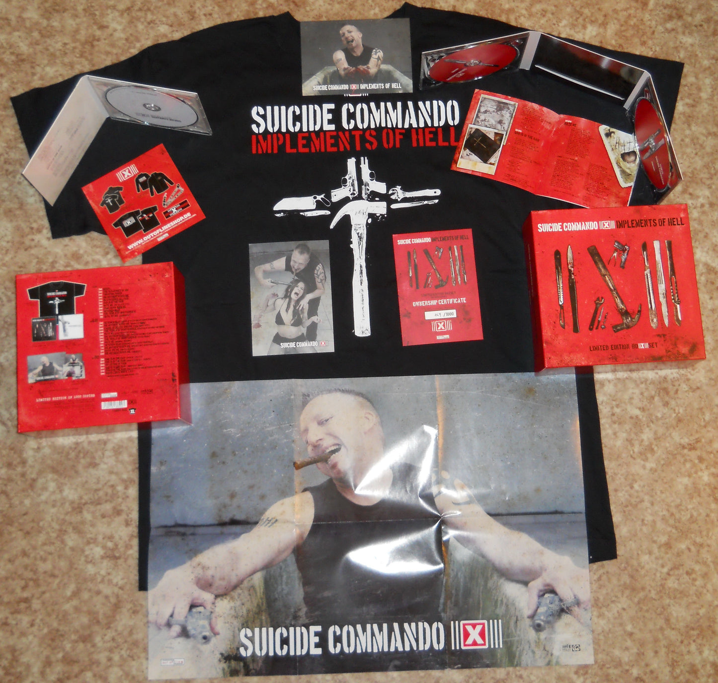 SUICIDE COMMANDO - IMPLEMENTS OF HELL (LTD ED)