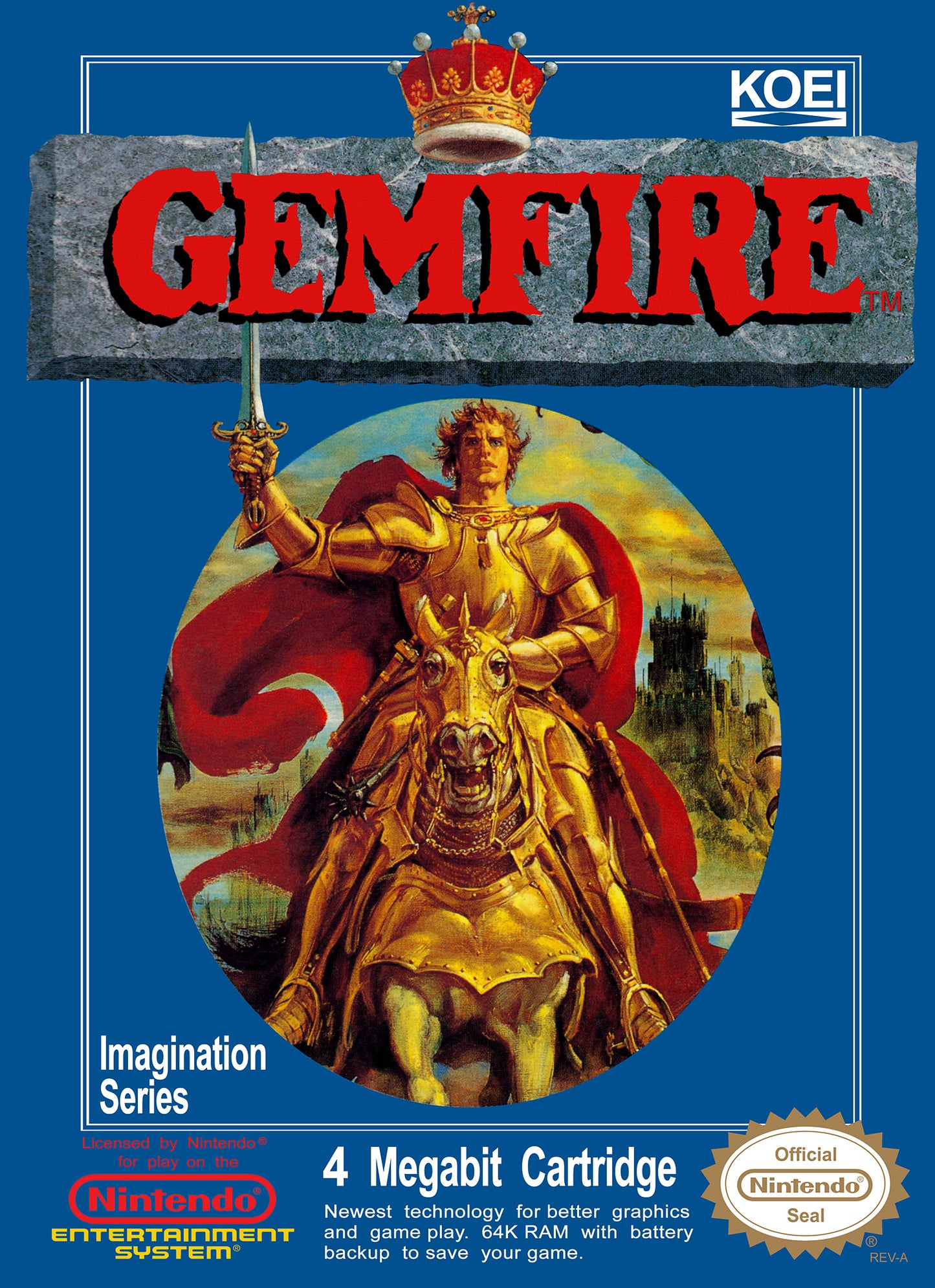 GEMFIRE - NES (W/BOX & MANUAL)