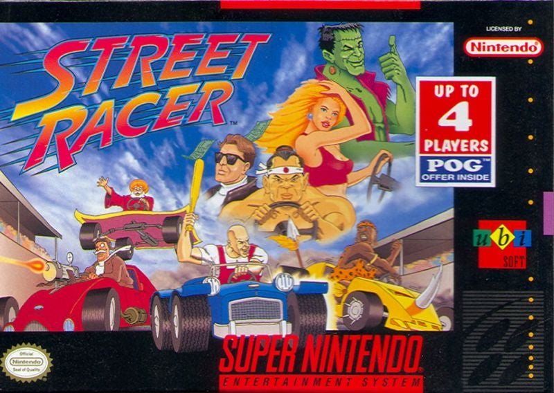 STREET RACER - SNES (W/BOX)