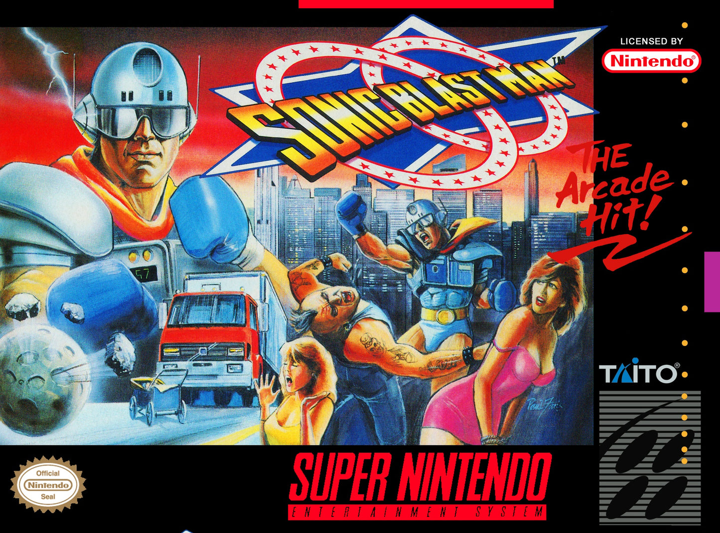 SONIC BLAST MAN - SNES