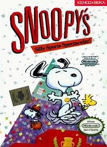 SNOOPY'S SILLY SPORTS - NES (W/BOX)