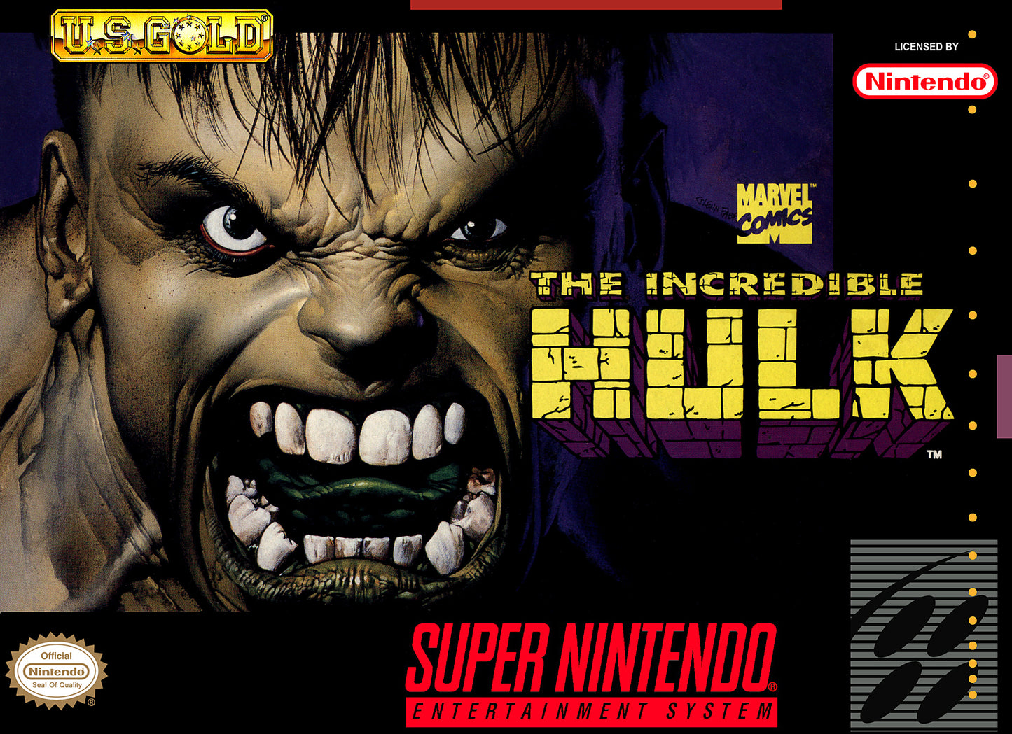 INCREDIBLE HULK - SNES