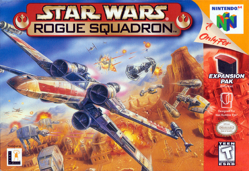 STAR WARS: ROGUE SQUADRON - N64 (W/BOX)