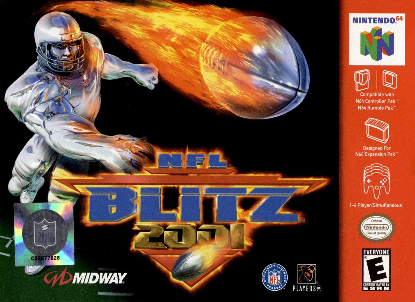 NFL BLITZ 2001 - N64
