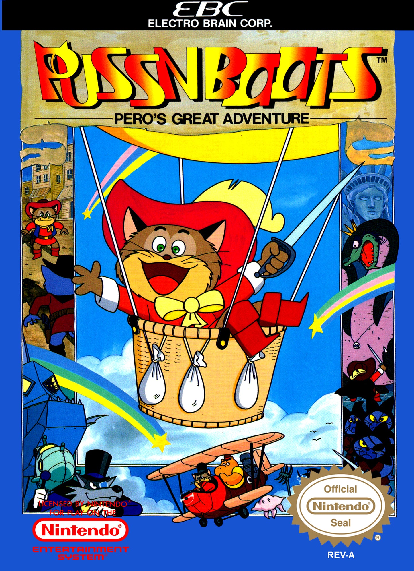 PUSS N' BOOTS: PERO'S GREAT ADVENTURE - NES