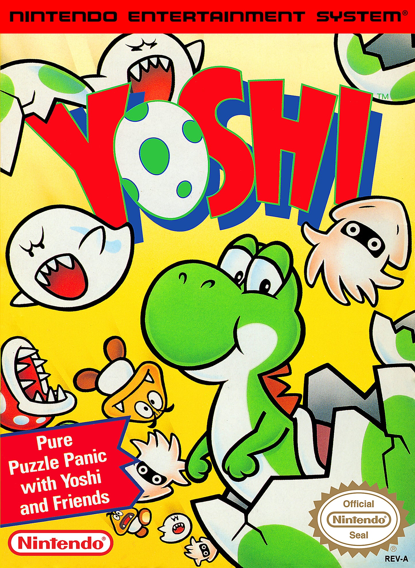 YOSHI'S COOKIE - SNES (W/BOX & MANUAL)