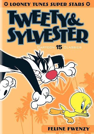 TWEETY & SYLVESTER - DVD-FELINE FWENZY-LOONEY TUNES SUPER STA