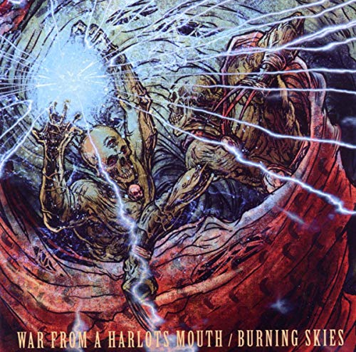 WAR FROM A HARLOTS MOUTH \ BURNING S KIES - WAR FROM A HARLOTS MOUTH/BURNING SKIES (CD)