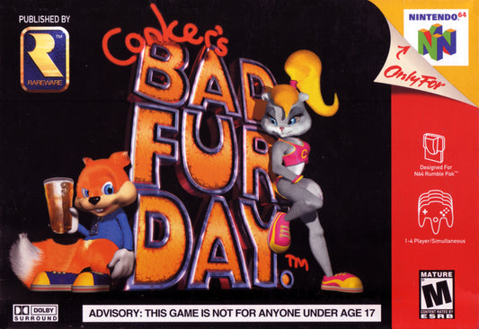 CONKER'S BAD FUR DAY  - N64