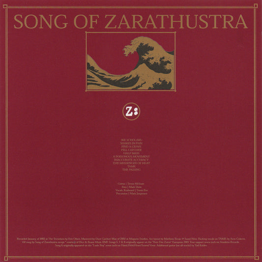 SONG OF ZARATHUSTRA  - A VIEW FROM HIGH TIDES