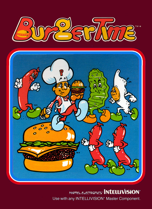 BURGER TIME  - INTELLI