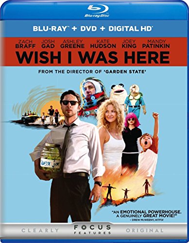 WISH I WAS HERE  - BLU-INC. DVD COPY