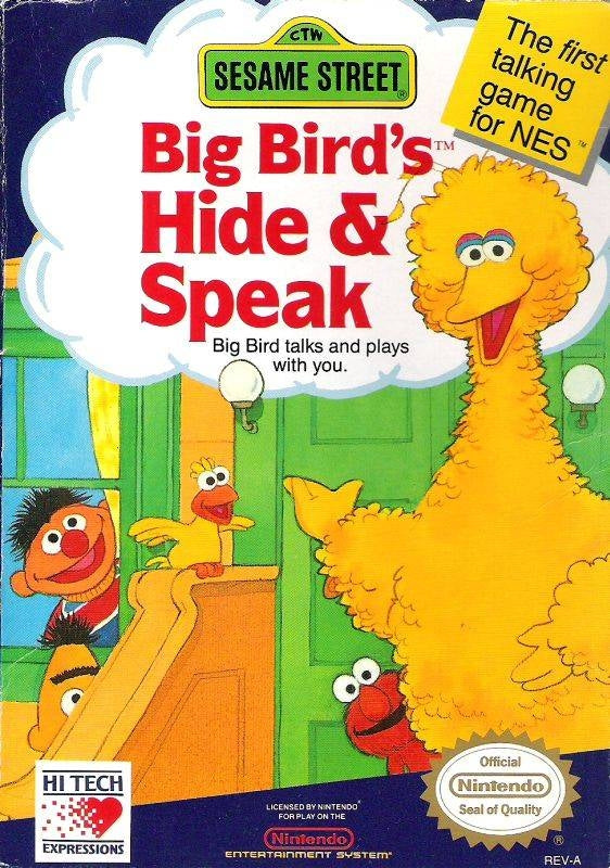 SESAME STREET: BIG BIRD'S HIDE & SPEAK  - NES