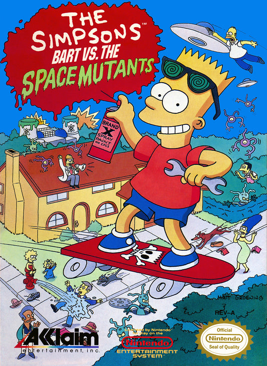 SIMPSONS: BART VS. THE SPACE MUTANTS  - NES