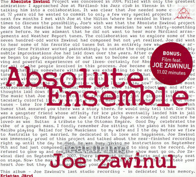 ABSOLUTE ENSEMBLE  - ABSOLUTE ZAWINUL
