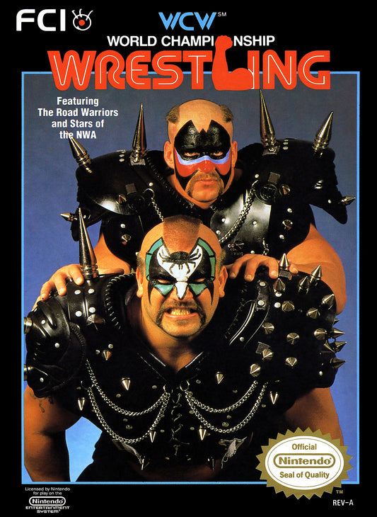 WCW WORLD CHAMPIONSHIP WRESTLING  - NES