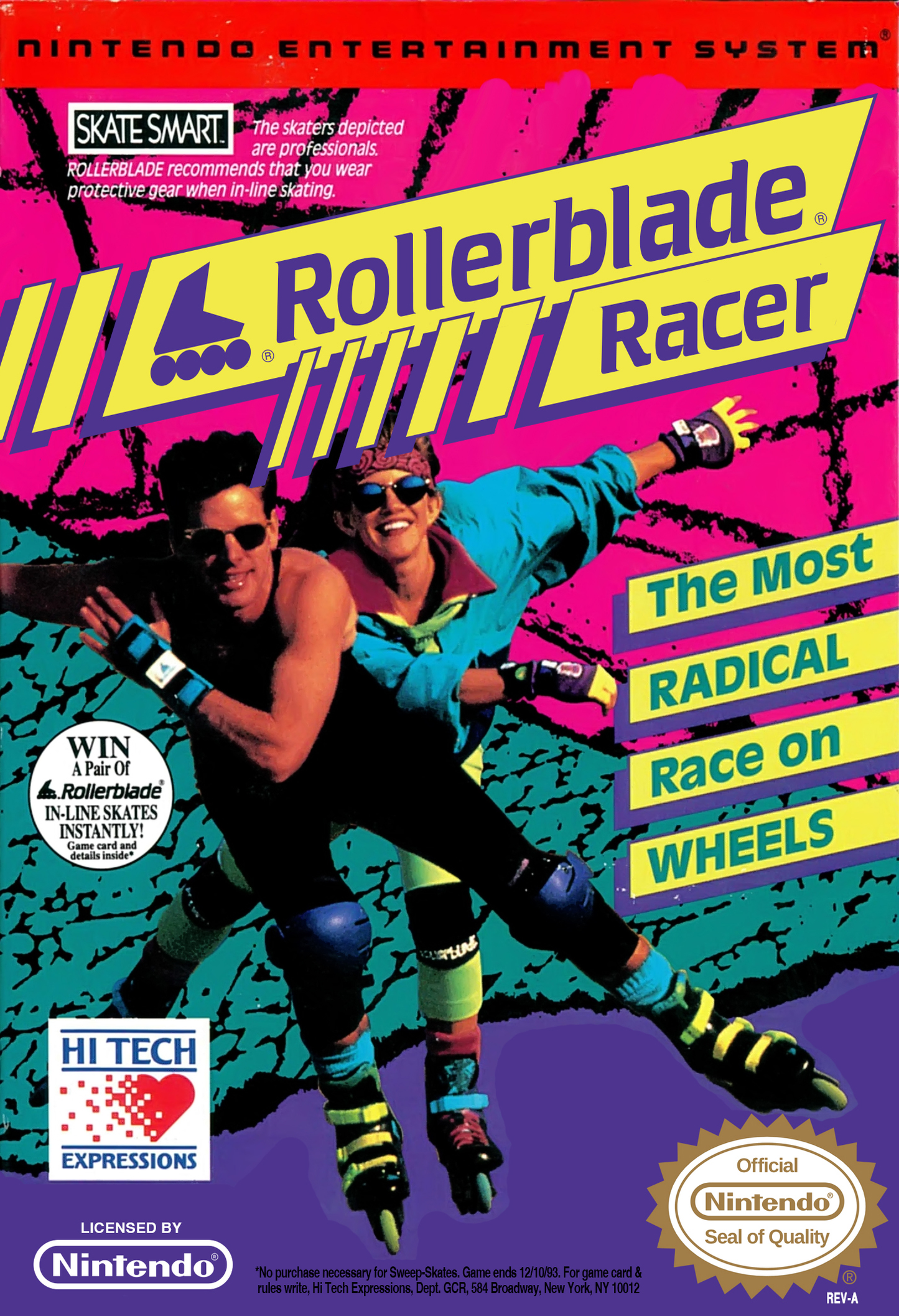 ROLLERBLADE RACER  - NES (W/BOX)