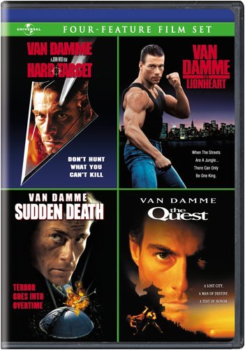 HARD TARGET/LIONHEART/SUDDEN DEATH/QUEST - DVD-FOUR-FEATURE FILM SET
