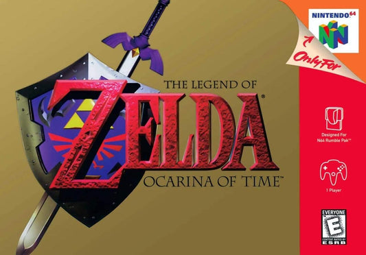 LEGEND OF ZELDA: OCARINA OF TIME (GREY C  - N64 (W/BOX)
