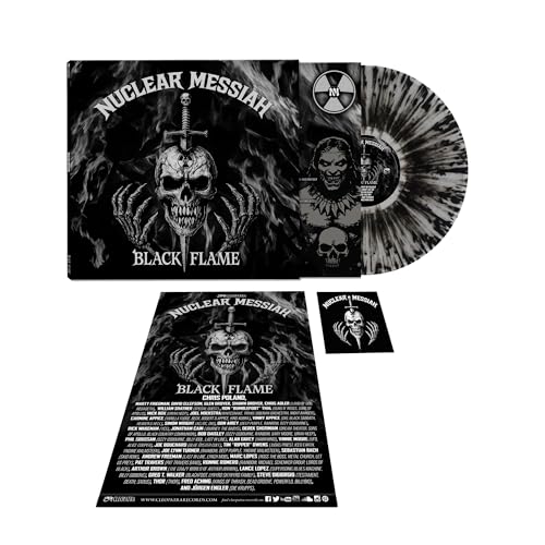 NUCLEAR MESSIAH - BLACK FLAME (LIMITED EDITION CLEAR/SILVER/BLACK SPLATTER VINYL)