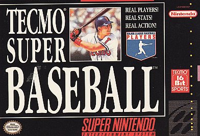 TECMO SUPER BASEBALL  - SNES (W/BOX)