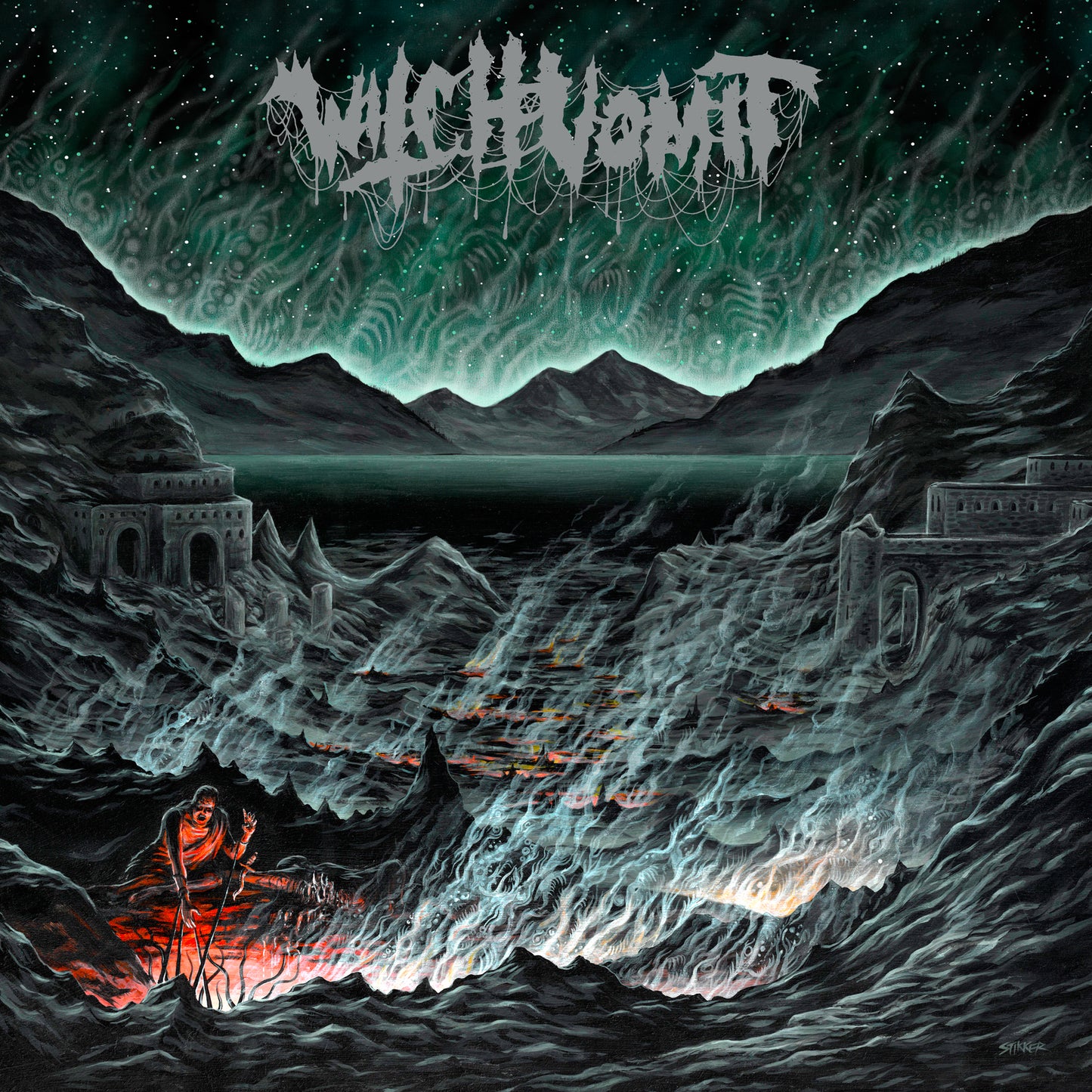 WITCH VOMIT  - BURIED DEEP IN A BOTTOMLESS GRAVE