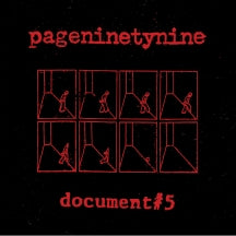 PAGENINETYNINE - DOCUMENT #5 (CLEAR WITH BLACK AND RED SPLATTER) [LP]