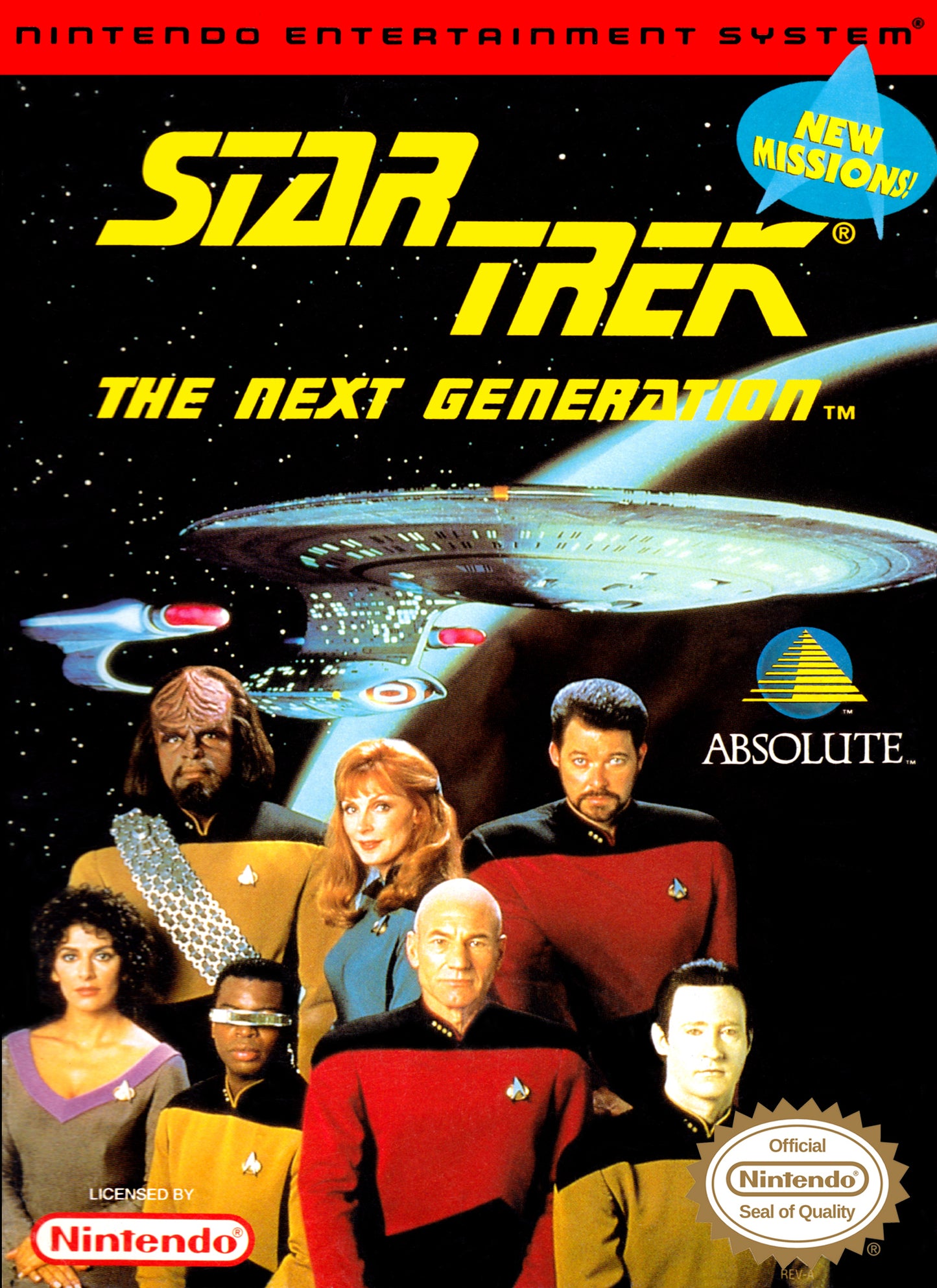 STAR TREK: THE NEXT GENERAETION  - NES