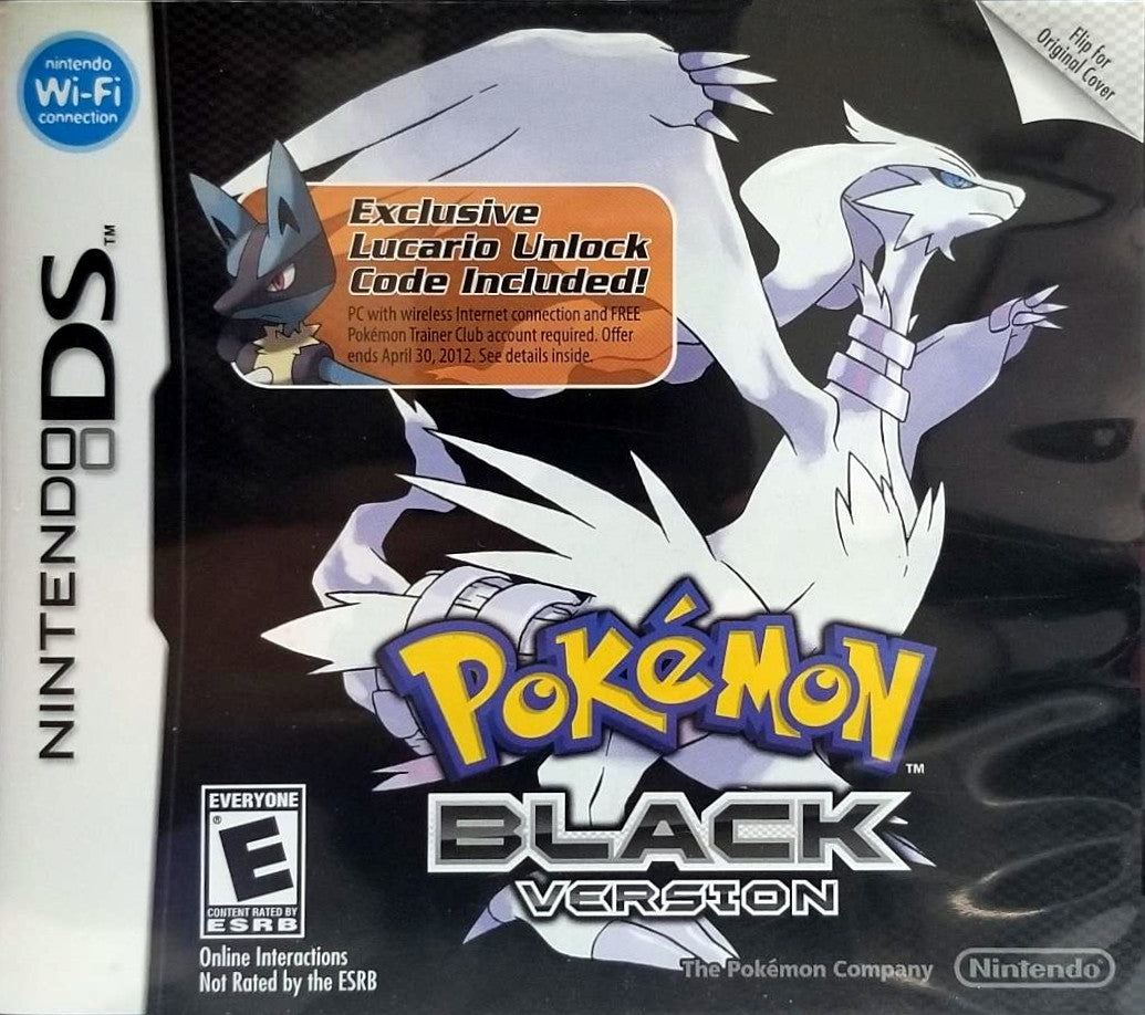 POKEMON: BLACK VERSION (CARTRIDGE ONLY)  - DS